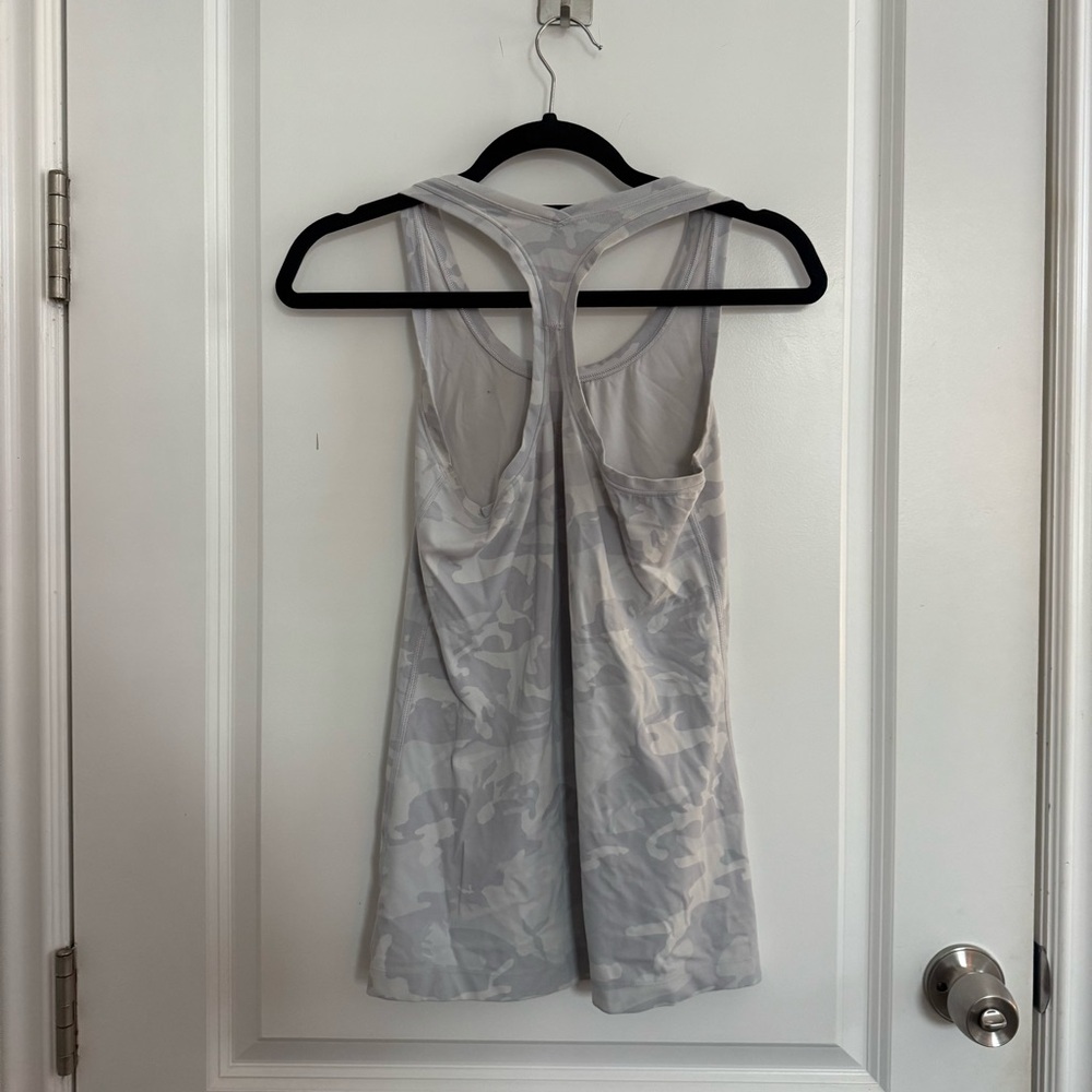 Gray Camouflage Tank Top Lululemon